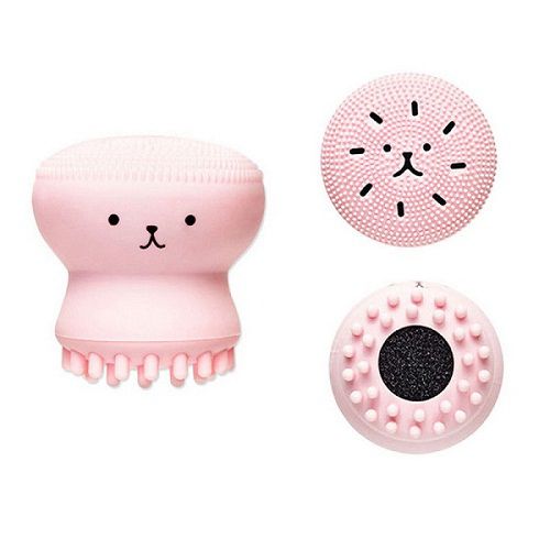 Cọ rửa mặt và Massage Beauty Silicon - Giao màu ngẫu nhiên