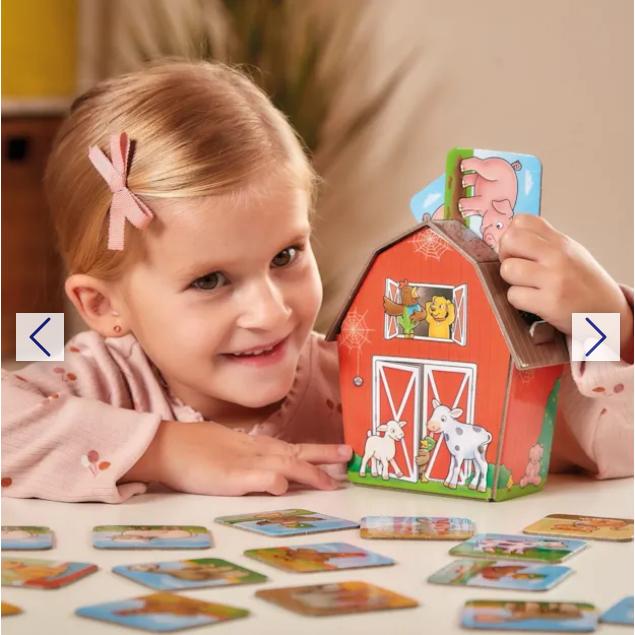 Trò chơi trí tuệ Farmyard Families - Orchard Toys giúp trẻ phát triển sự phối hợp tay mắt và ghi nhớ