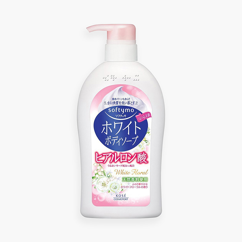 Sữa Tắm Dưỡng Trắng Mịn Da Kosé Softymo Hyaluronic Acid Body Soap (600 mL)