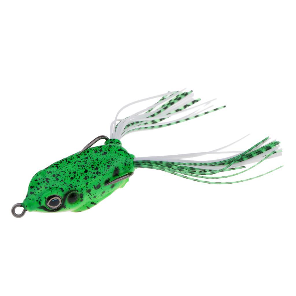 Topwater Frog Fishing Lure Soft Lure Artificial Bait Crankbaits Hook Baits Cute Frog shape life-like swimming actions in water