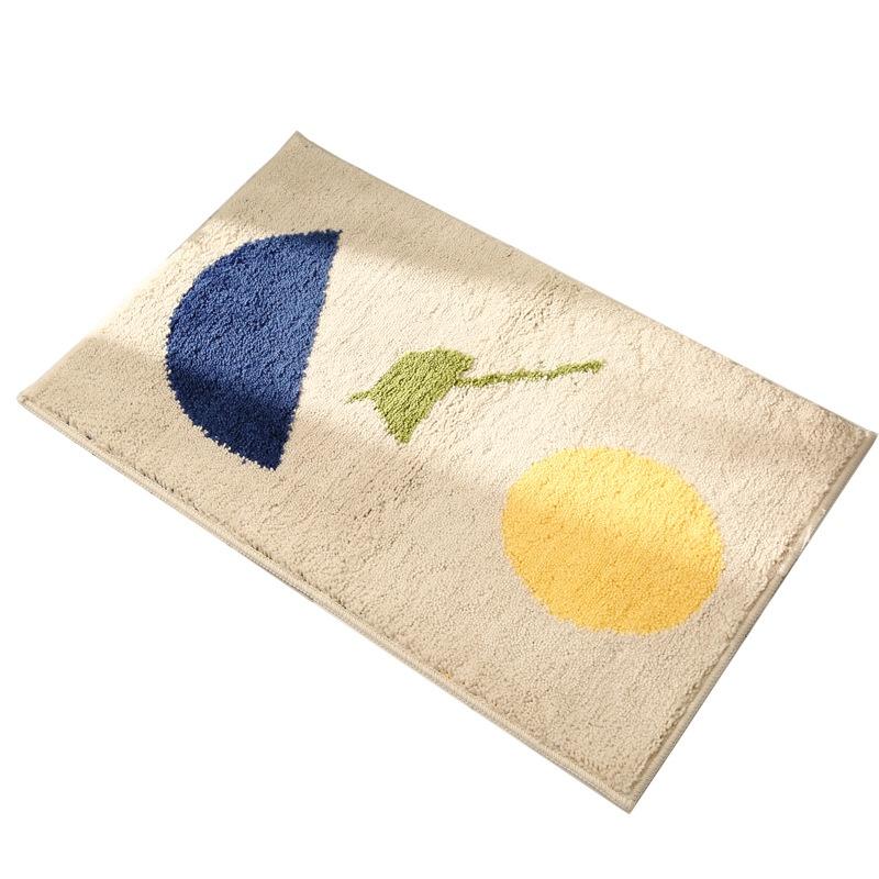 Đơn giản và dày phòng tắm thấm hút thảm trải sàn thảm gia dụng cửa vào nhà chống trượt thảm phòng ngủ thảm chân.