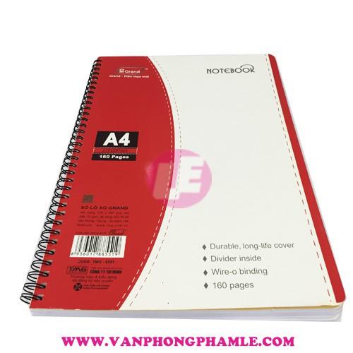 Sổ lò xo A4 Grand 160 trang 70 Gsm TMG-8551