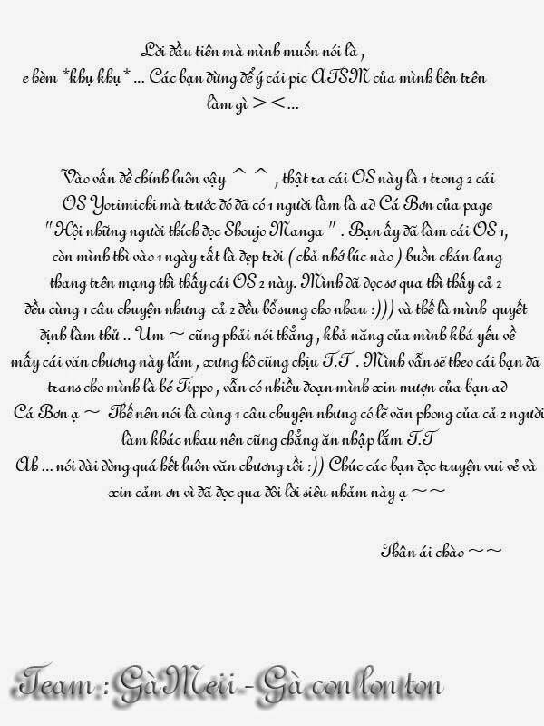 tổng hợp one shot. chapter 4 3