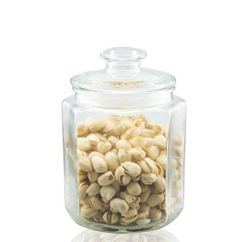 Hủ thủy tinh 550ml đựng gia vị, các loại hạt. Hộp đựng thức phẩm có nắp an toàn - dung tích 550ml