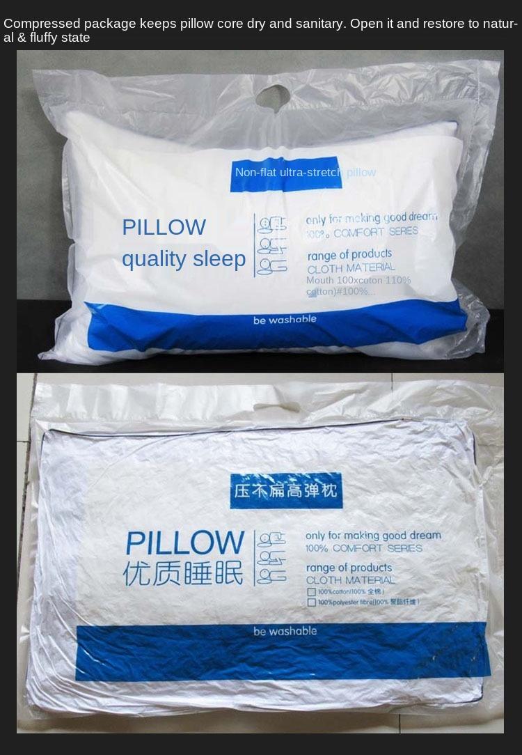 Gối Phòng Ngủ Khách Sạn Năm Sao Ruột Gối Xuống Giữa Cao Ruột Gối Mờ Làm Dày Máy Rửa