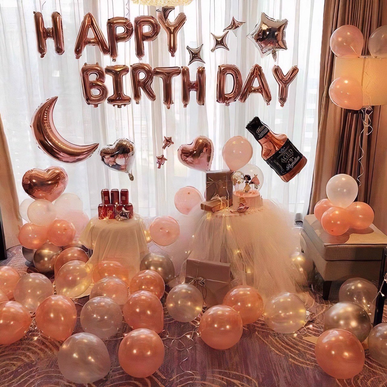 Bộ bong bóng tiệc sinh nhật người lớn - Adult birthday set SNNL17