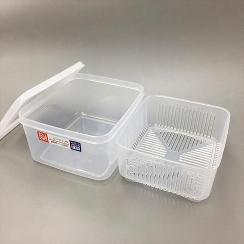 Hộp đựng kèm rổ đựng ráo nước 1.1l
