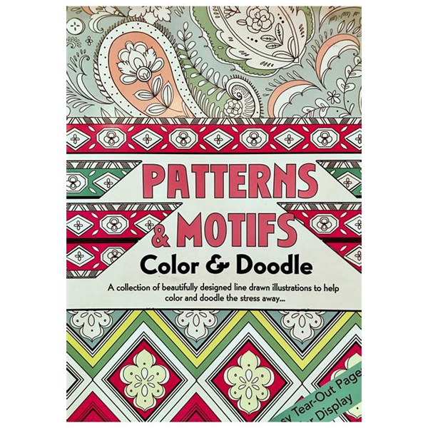 Doodle Colouring Tray Set - Patterns &amp; Motifs