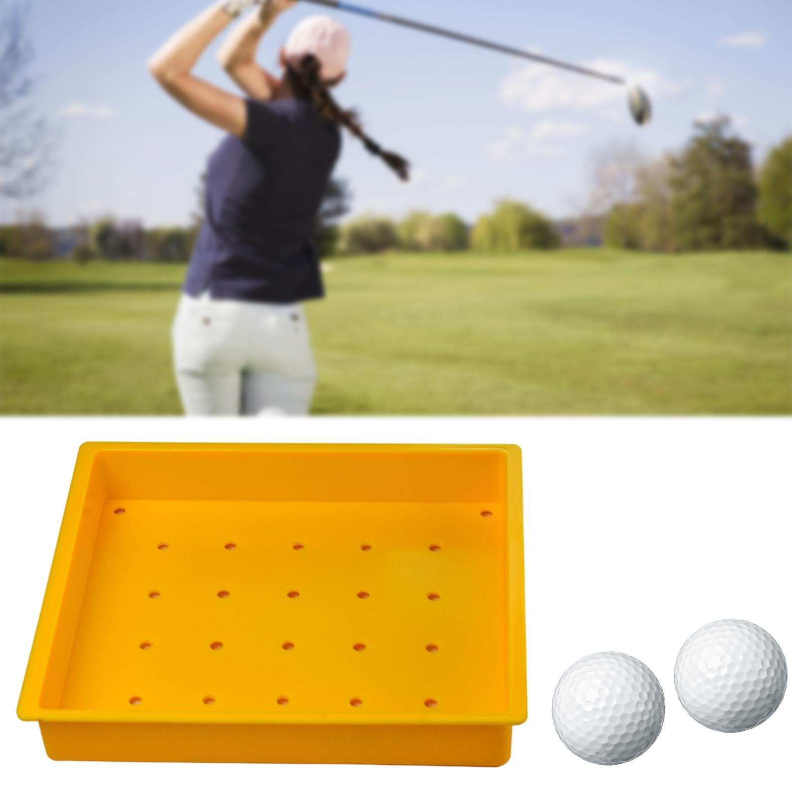 Large Golf Ball Tray Practice Driving Range Golfballs Container Golfing