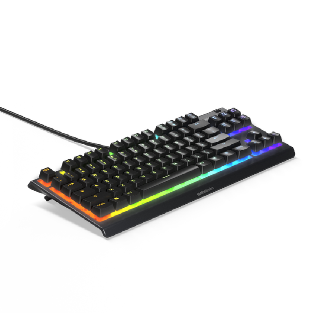 Bàn phím gaming có dây Steelseries Apex 3 TKL RGB chống tràn chuẩn IP32 - Hàng Chính Hãng