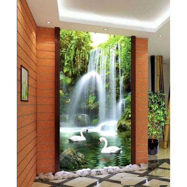 Tranh dán tường 3D thác nước TDT17 (100x150cm)