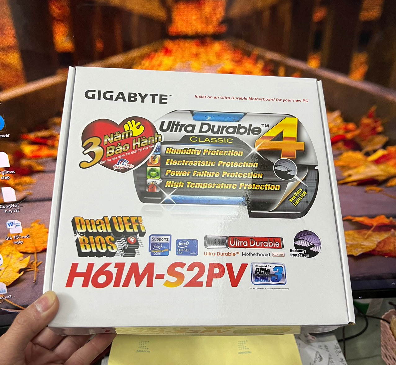 Bo Mạch Chủ GIGABYTE H61M-S2PV - HÀNG CHÍNH HÃNG