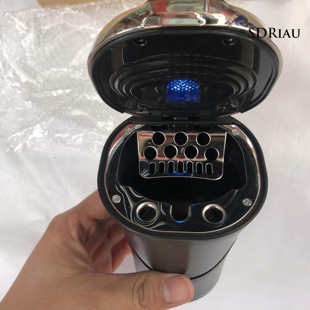 Gạt Tàn Thuốc Không Khói Có Đèn Led Trên Xe Hơi