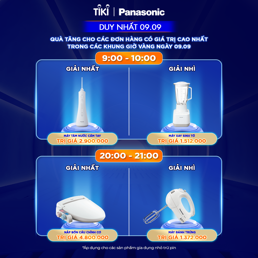 Máy tăm nước cầm tay Panasonic công nghệ siêu âm EW1511 - Hàng Chính Hãng - Trắng