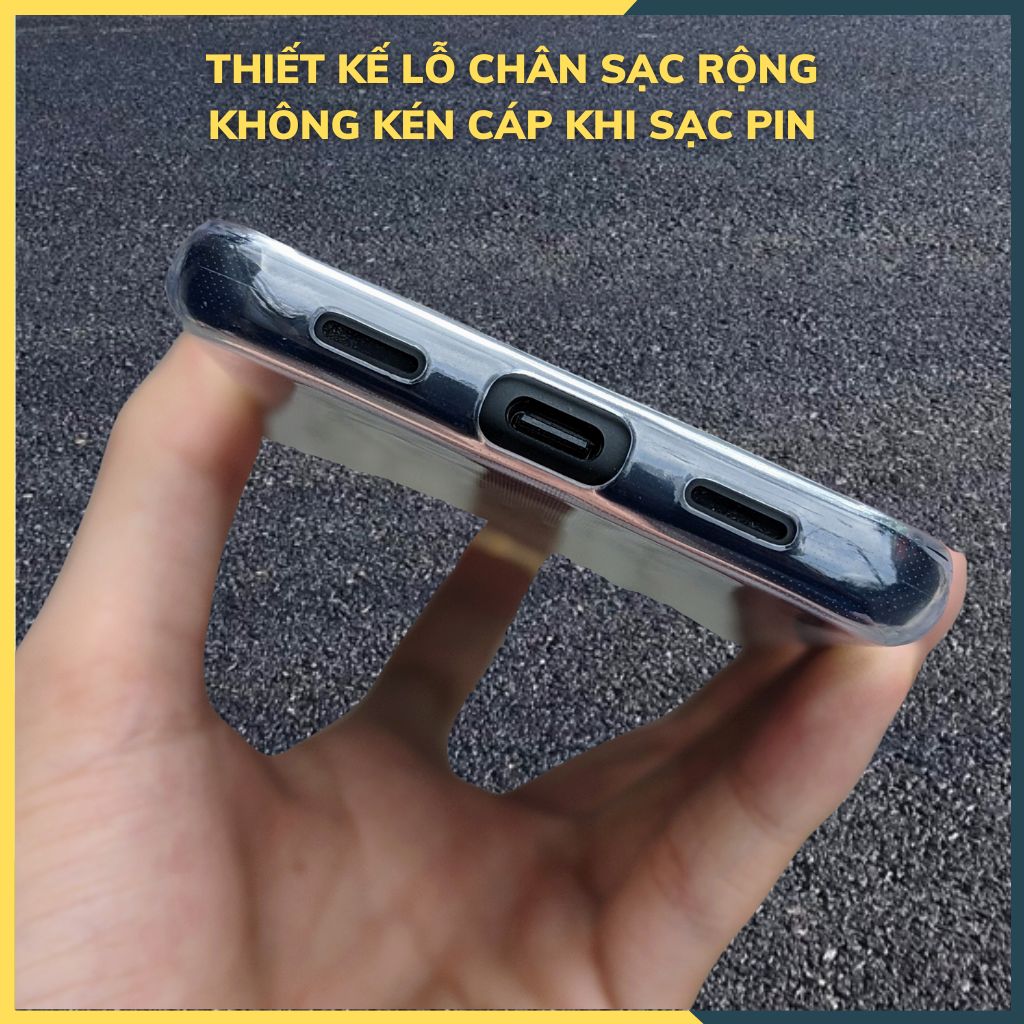 Ốp lưng trong suốt silicon GOR dành cho pixel 4a 5g bảo vệ camera dẻo siêu mỏng - Hàng nhập khẩu