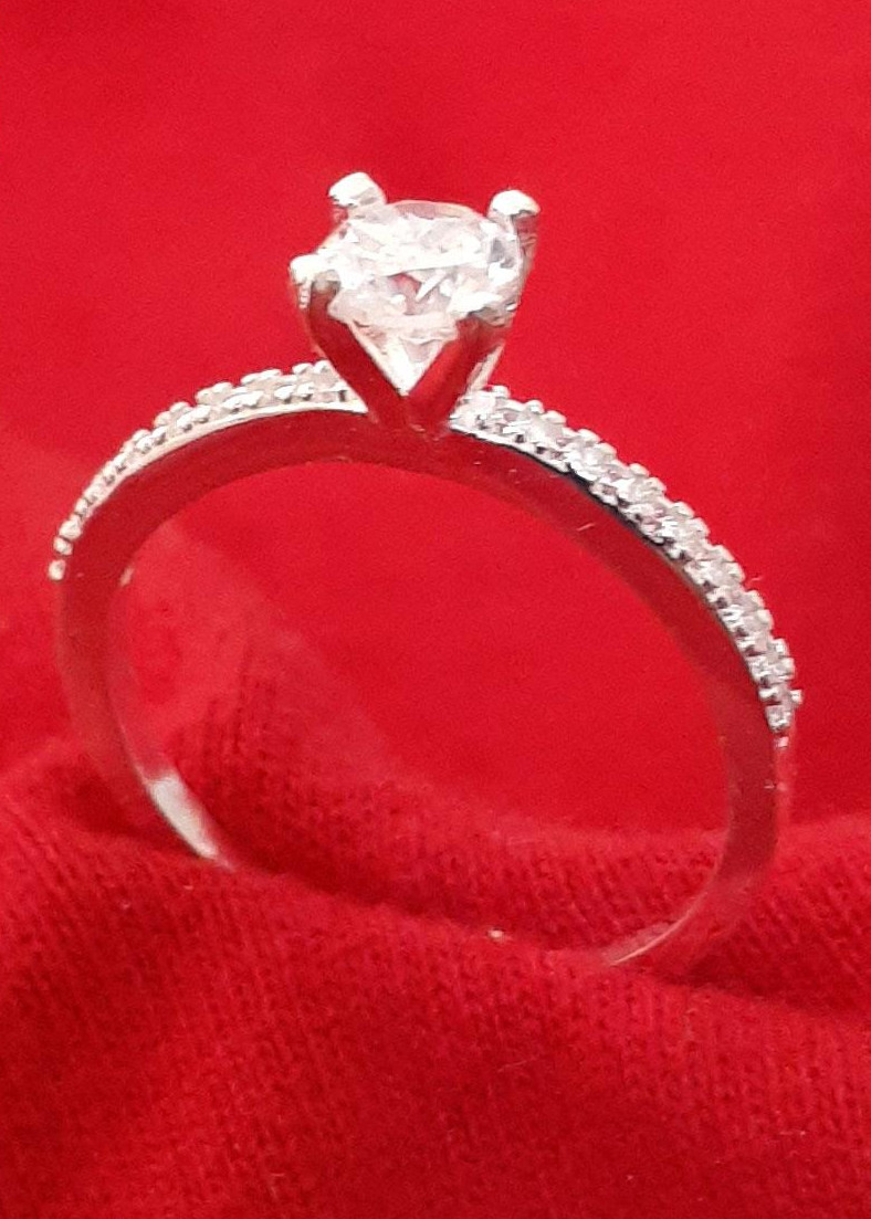 Nhẫn nữ Bạc Quang Thản, nhẫn bạc nữ ổ cao gắn đá kim cương nhân tạo 4ly bản nhỏ xinh chất liệu bạc thật không xi mạ, thích hợp đeo tại các buối dạ tiệc, sinh nhật, làm quà tặng – QTNU27