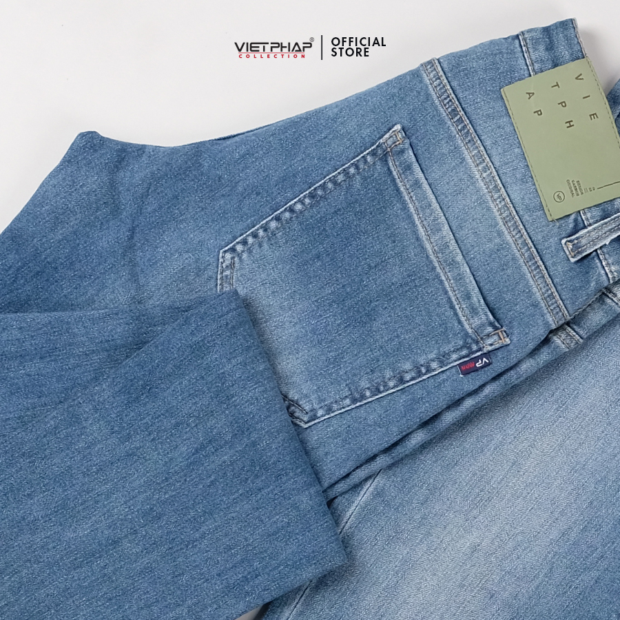 Quần Jeans Nam Cao Cấp VIỆT PHÁP/ Chất Liệu Cotton co giãn, độ bền màu cao 3614