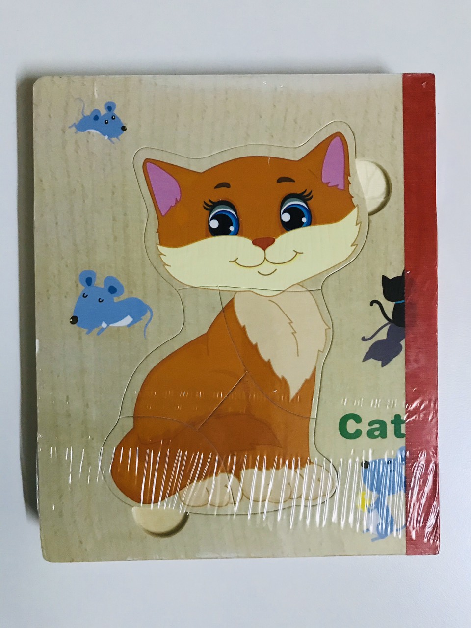 Sách gỗ ghép hình - Combo 2 cuốn sách gỗ ghép hình chủ đề nghề nghiệp và động vật Gnu Kids