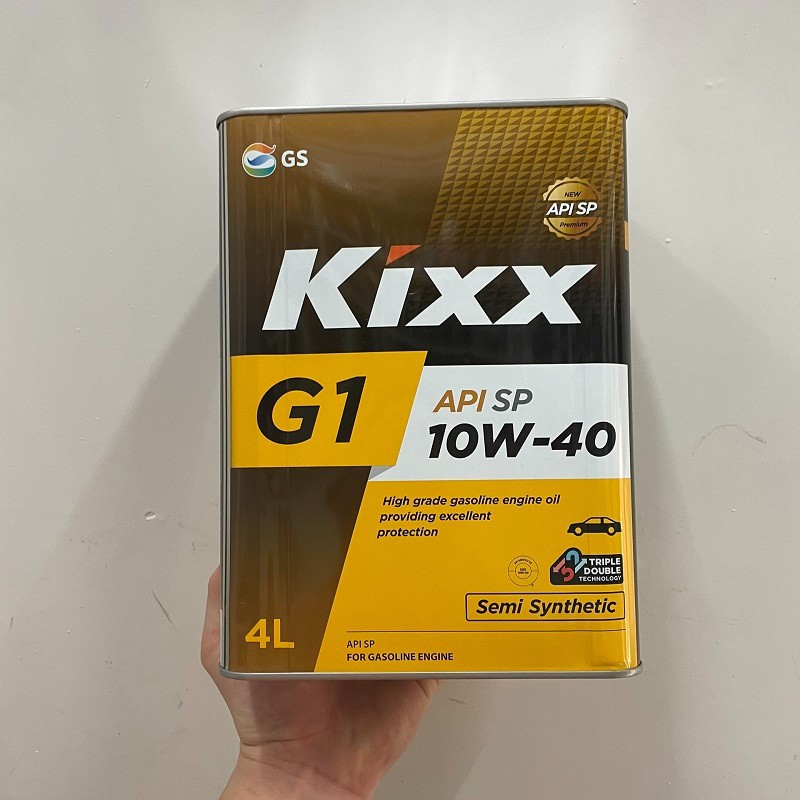 Dầu Nhớt Cho Động Cơ Xăng KIXX G1 SP 10W-40 4 Lít tiết kiệm nhiên liệu cho xe bạn