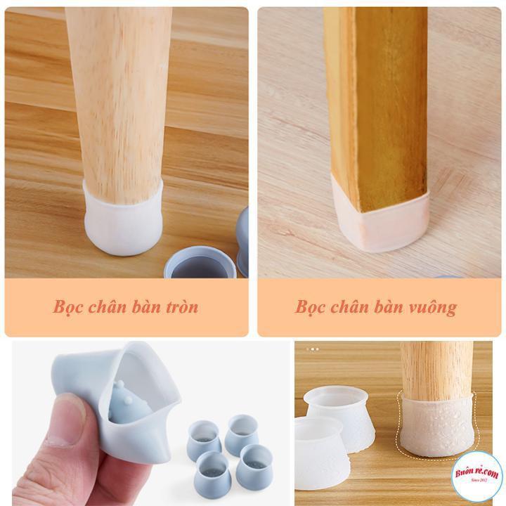 (BÁN SỈ) Bọc Đế Chân Bàn, Ghế Chống Trươn, Trượt, Chống Xước Cho Sàn Gỗ 88200