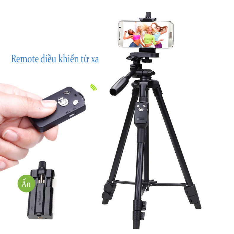 Chân Máy Ảnh Tripod Yunteng VCT-5208 - Hàng Nhập Khẩu