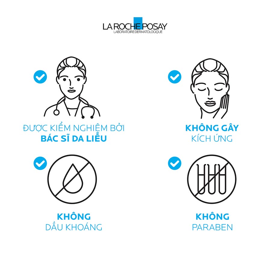 Nước làm sạch sâu và tẩy trang dành cho da mụn, da dầu nhạy cảm La Roche-Posay Effaclar Micellar Water 200ml