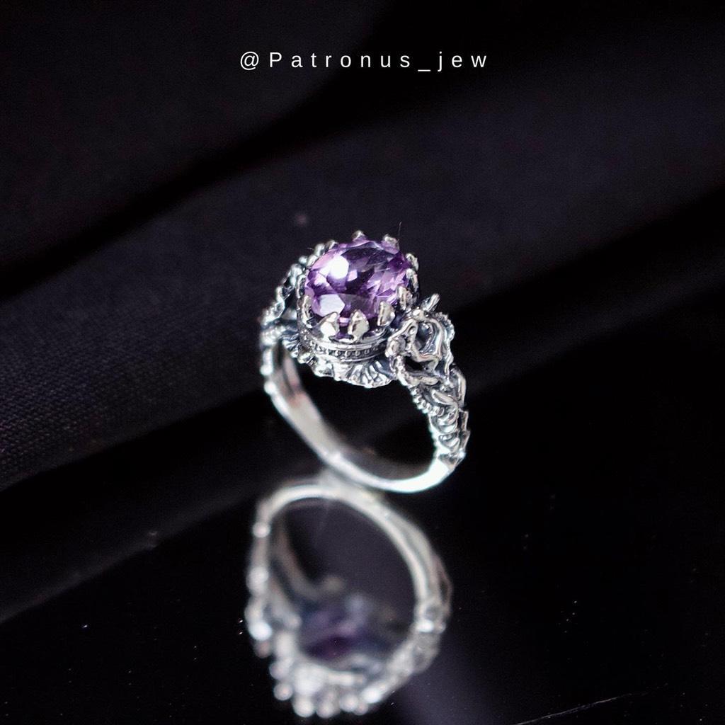 Nhẫn Birthstone Vintage Mệnh Thổ Hoả NBVMUL21A Patronus