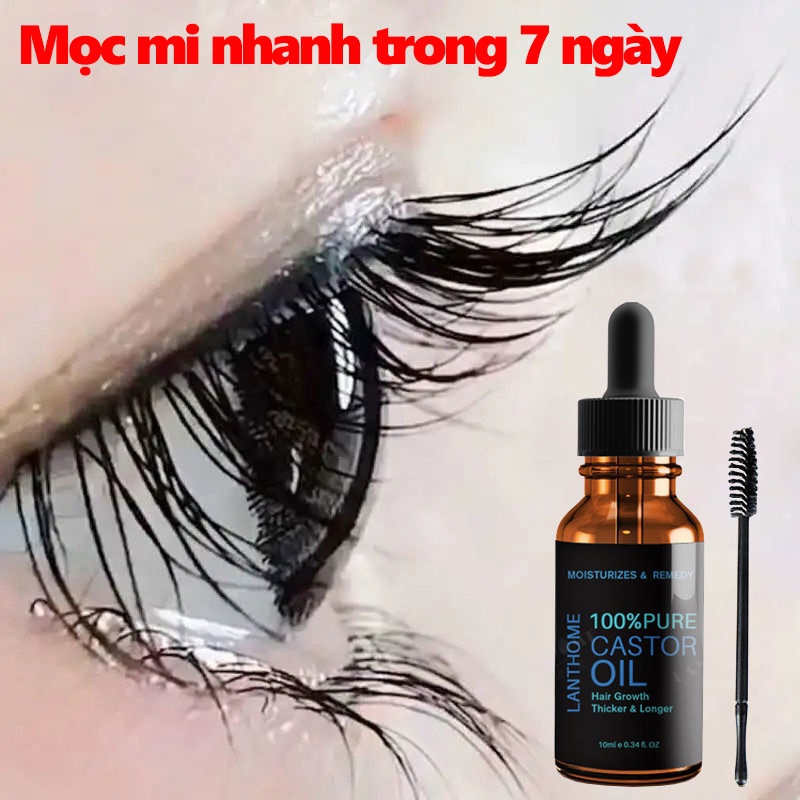 Serum Mọc Dài Lông Mi Mắt Tinh Dầu Dưỡng Lông Mi An Toàn Từ Thảo Dược , Cách có bộ mi mắt cong dài đẹp