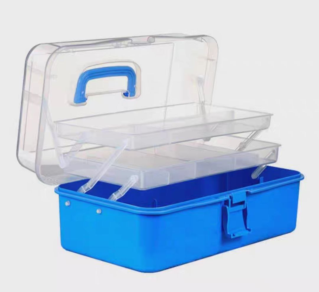 Tủ thuốc gia đình 3 ngăn dựng lọ móng chân mỹ phẩm đa năng