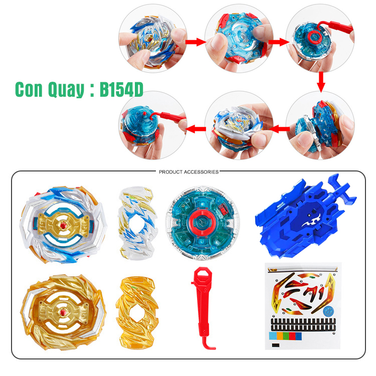 Đồ Chơi Con Quay B154 Kèm Tay Phóng | Con Quay BEYBLADE B154