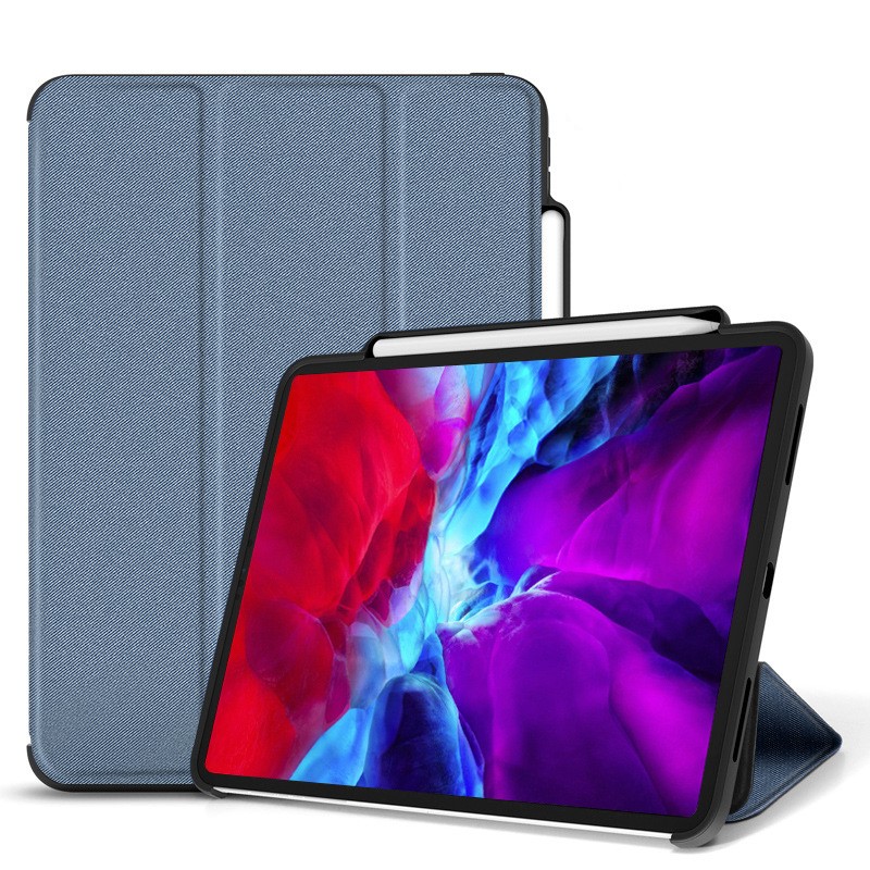 Bao da Dành Cho iPad Pro 12.9 inch 2021 / iPad Pro 12.9 inch 2020 Ringke Smart Case Có Khe Cắm Apple Pencil - Hàng Chính Hãng