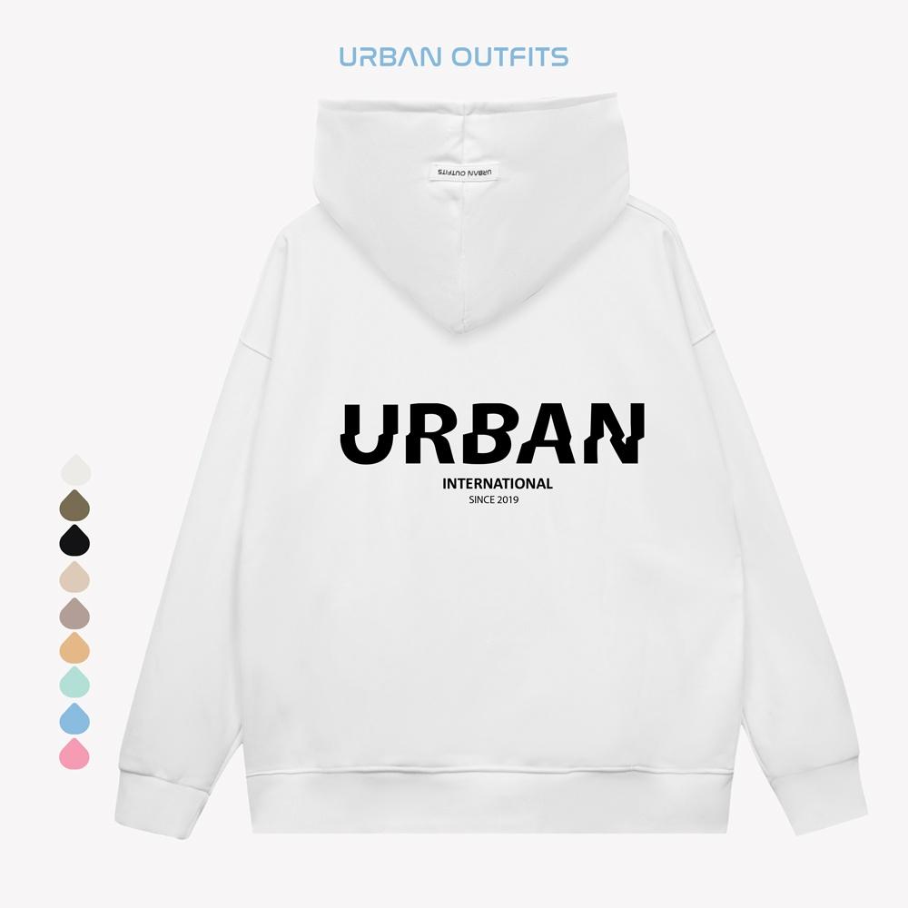 Áo Hoodie Form Rộng URBAN OUTFITS Kiểu In Hình HOO101 ver 2.0 Thun Cotton Frech Terry 350GSM Local Brand