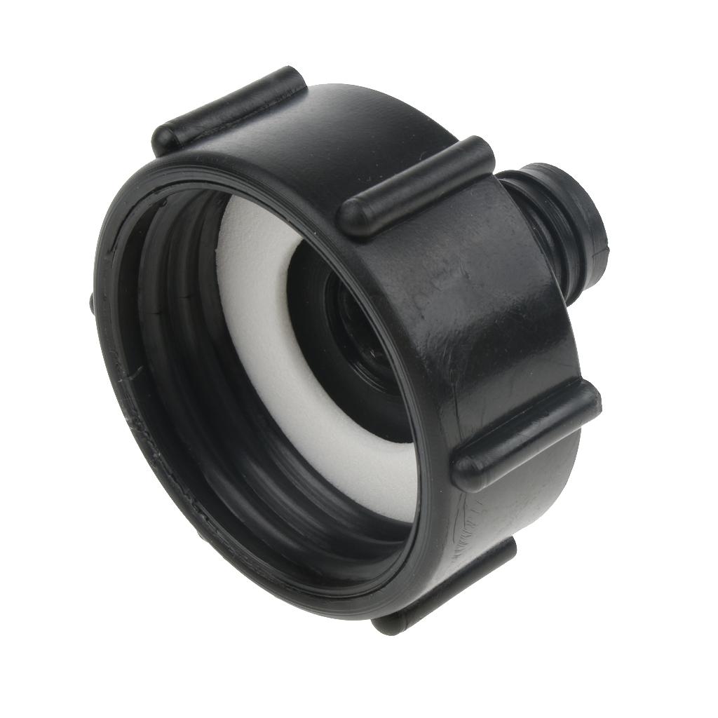 Bộ Chuyển đổi IBC Tote Tank Bộ điều Hợp Bồn Chứa Nước Thô Kết Nối Màu đen