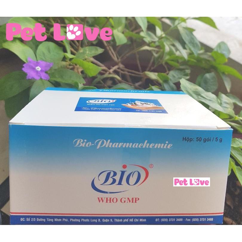 1 hộp (50 gói) Bio Vit Plus bổ sung vitamin, tăng sức đề kháng chó mèo