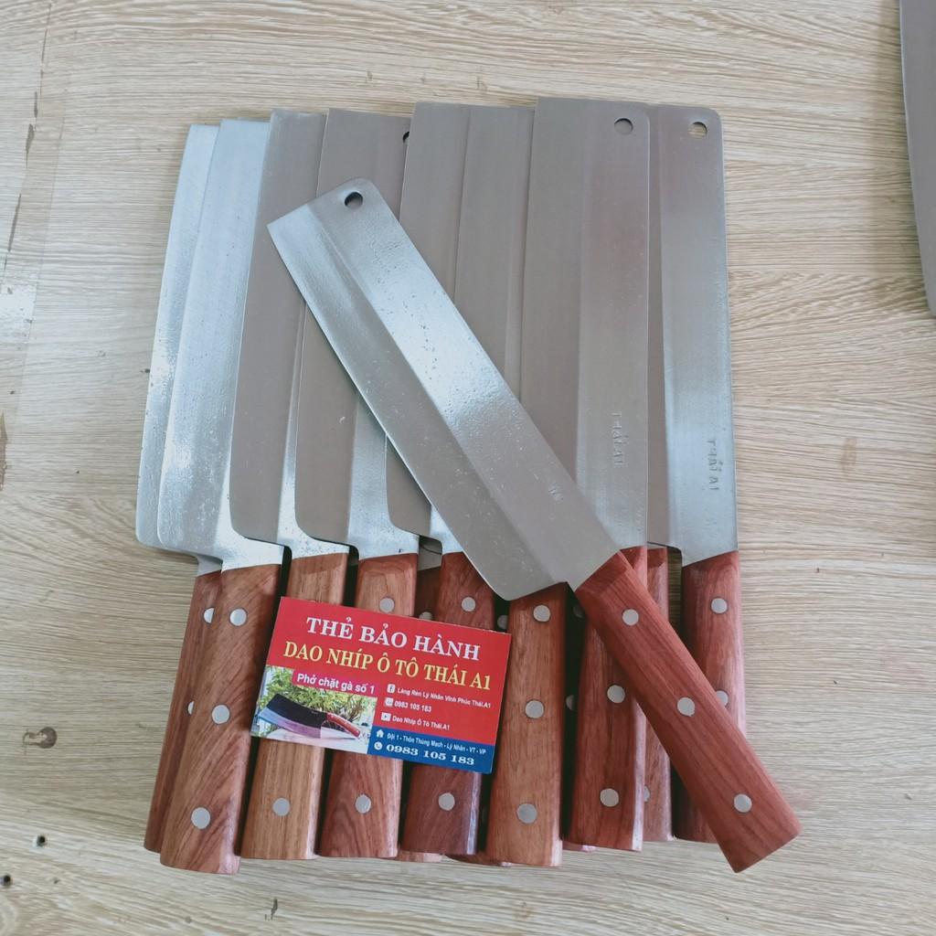 Dao Thái Thịt Thép Trắng Không Rỉ 250g .BẢO HÀNH 1 NĂM