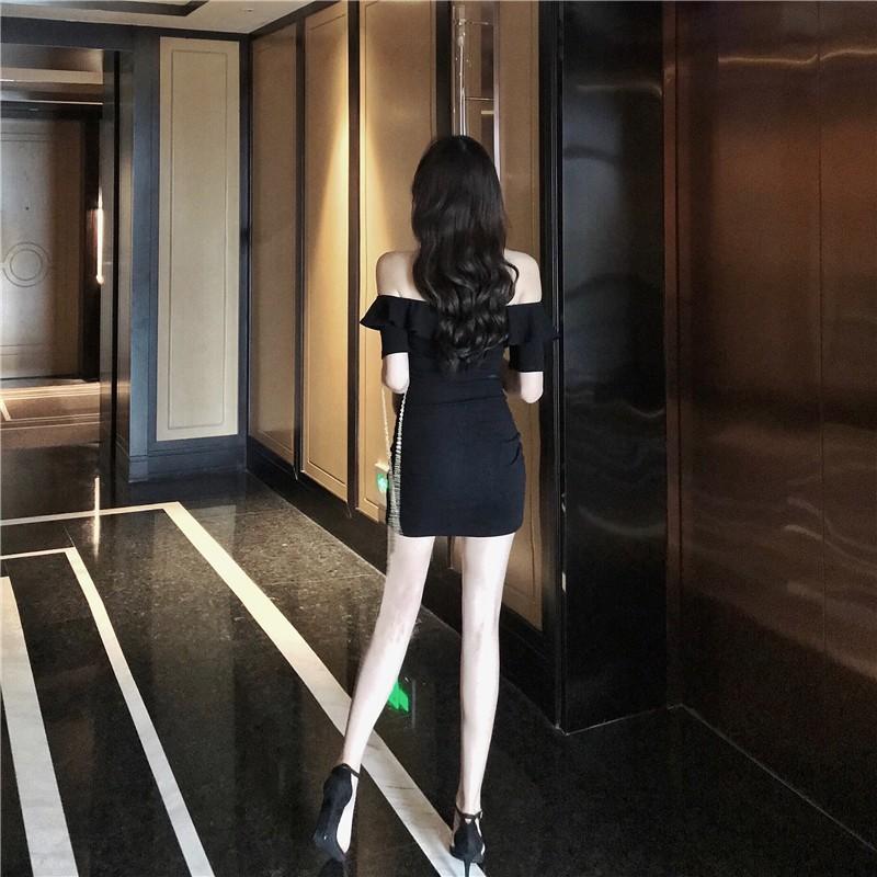 VÁY BODY TRỄ VAI RÚT DÂY THỜI TRANG XIXO - DAM0028