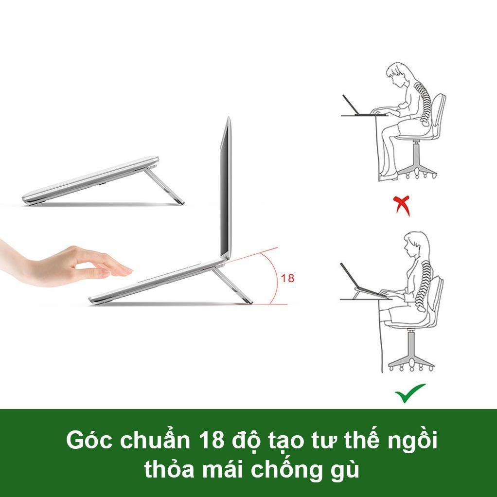 Đế Tản Nhiệt PIX-LINK X5 Chất Liệu Nhôm Nguyên Khối, Siêu Mỏng Nhẹ Dùng Cho Laptop, Macbook 13-15.6 inch Hàng Chính Hãng