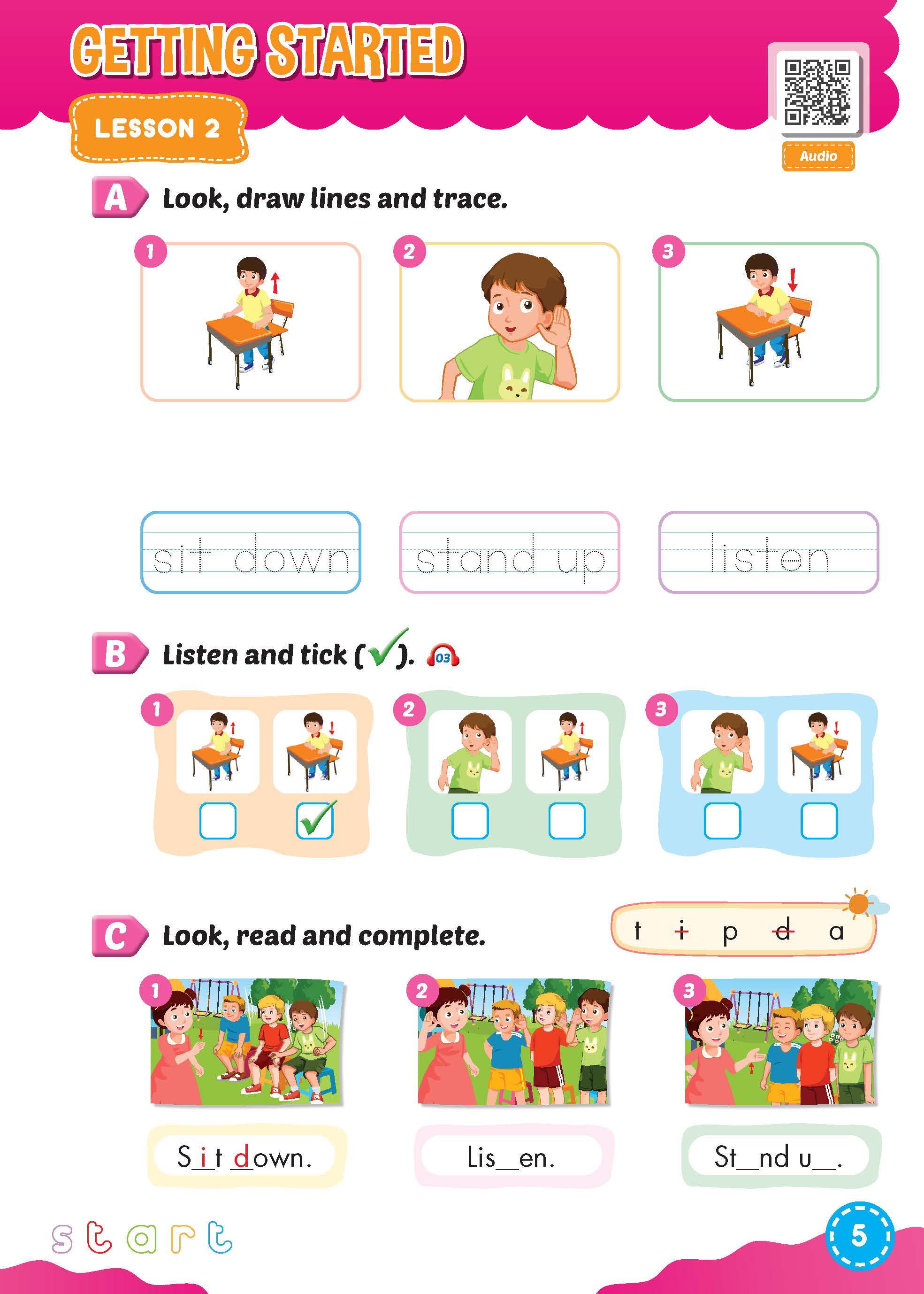 Bài tập Bổ trợ Tiếng Anh 1 i-Learn Smart Start 