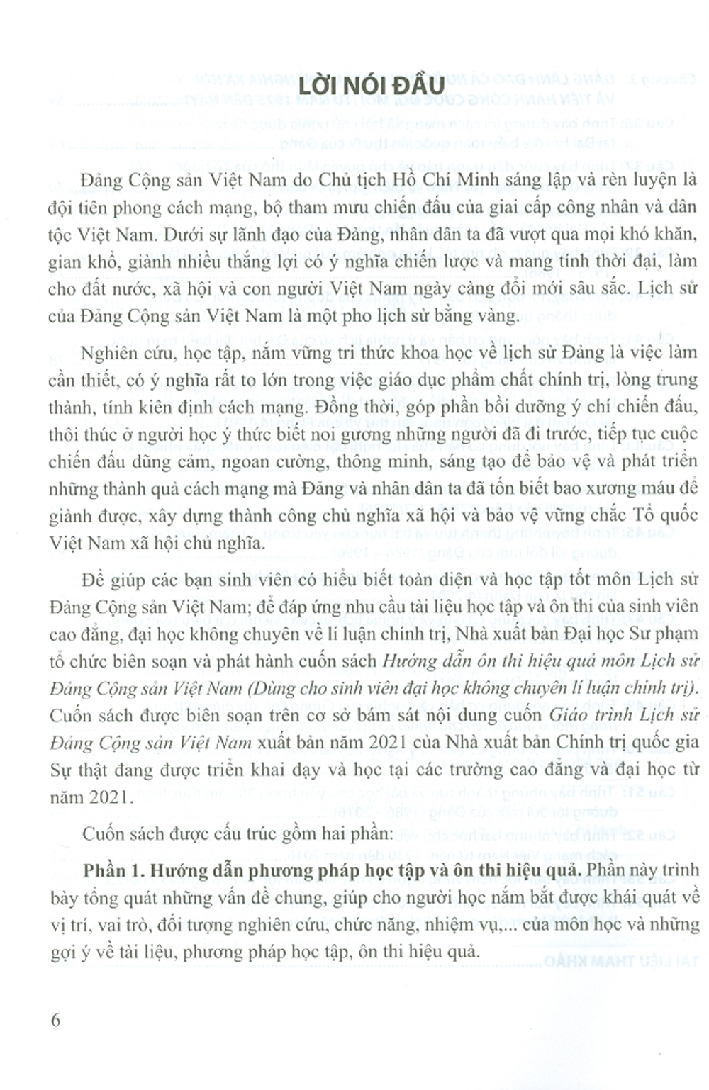 Hướng Dẫn Ôn Thi Hiệu Quả Môn Lịch Sử Đảng Cộng Sản Việt Nam (Dùng Cho Sinh Viên Đại Học Không Chuyên Lí Luận Chính Trị)