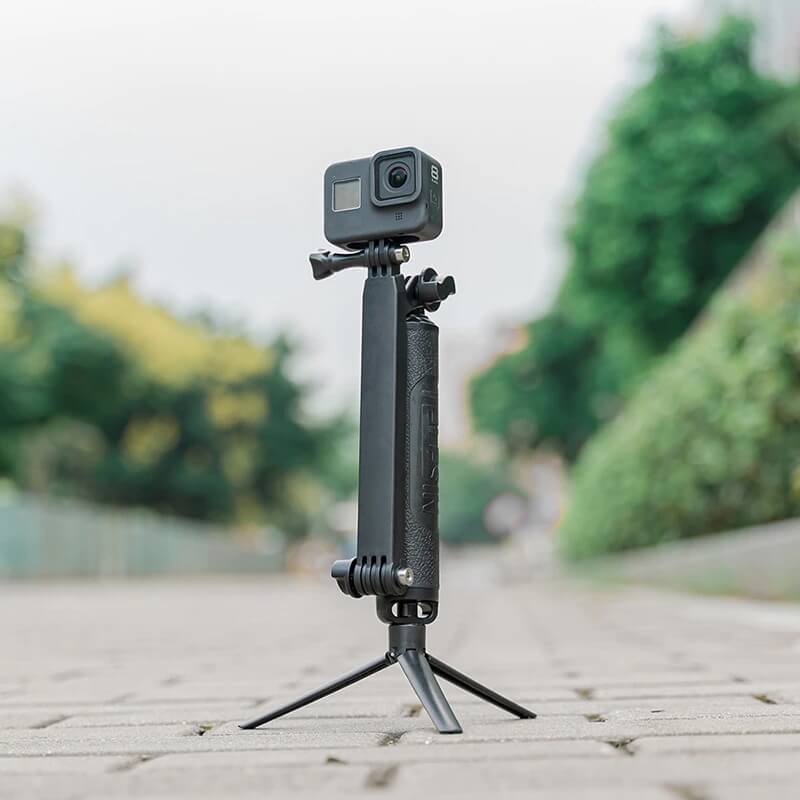 GẬY 3 KHỚP DÀNH CHO GOPRO VÀ ACTION CAM TELESIN V2 ( THREE WAY ) - HÀNG NHẬP KHẨU