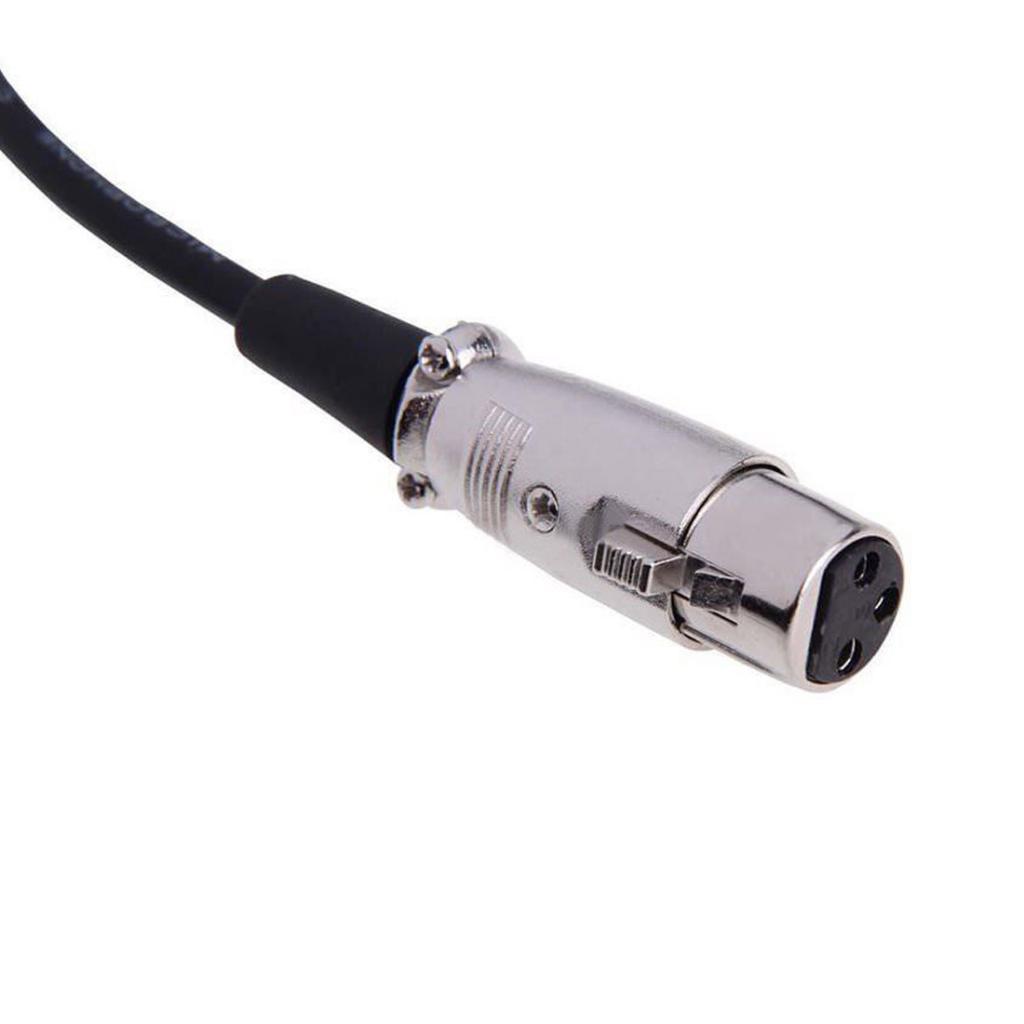 XLR Female Jack To 3.5mm Male TRS Stereo Microphone Audio Cables 300cm/10ft