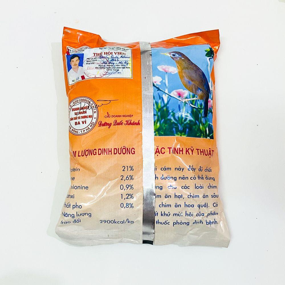 Cám trứng Ba Vì cao cấp giá rẻ 500g dùng chung cho các loại chim - Cám chim Ba Vì dinh dưỡng cho chim