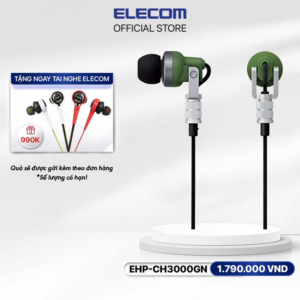 Tai nghe HiRes S.A.T ELECOM EHP-CH3000 Hàng chính hãng - Bảo hành 12 tháng