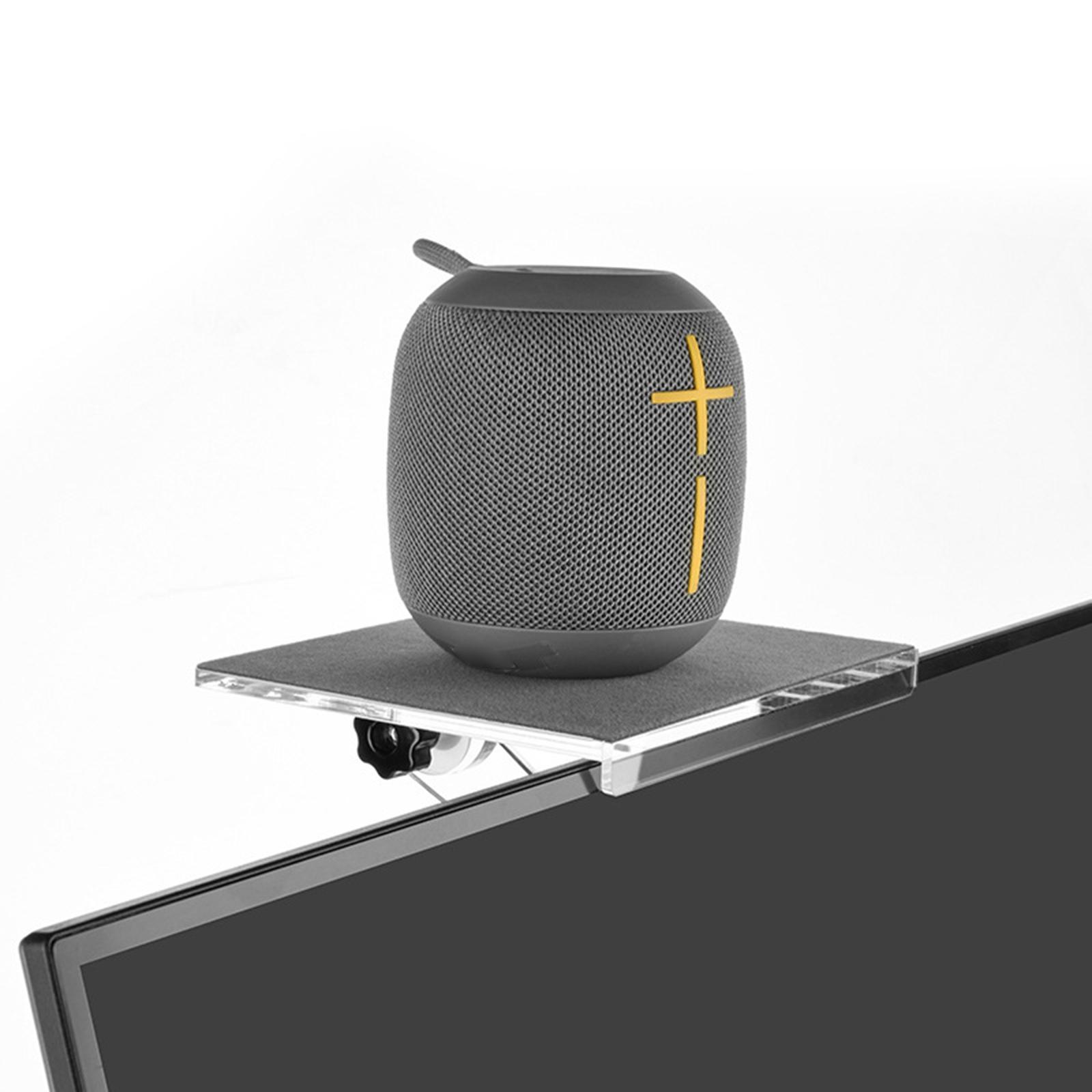 Adjustable Monitor  Stand Remote Smoke Black