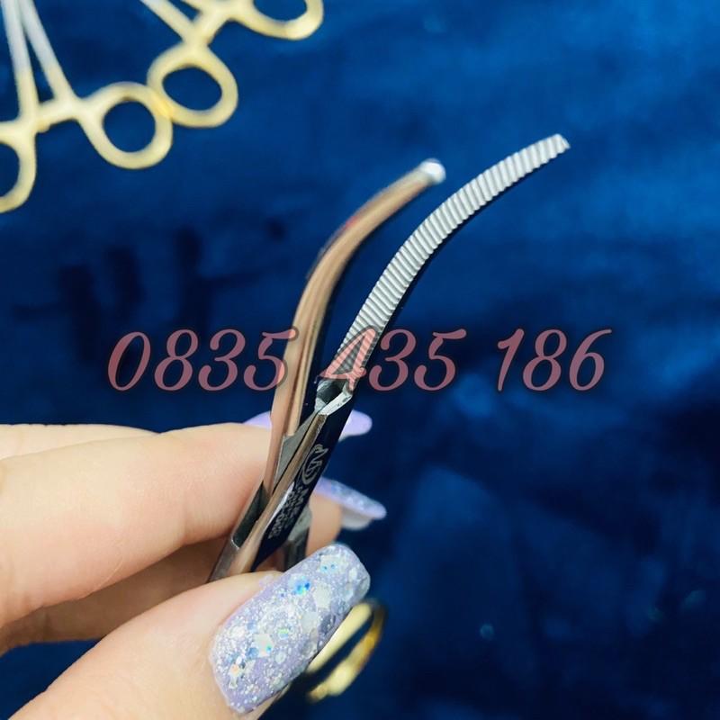 Kelly mũi cong cán vàng cao cấp - Kẹp kim cán vàng mũi cong - KẸP KIM CÁN VÀNG mũi cong