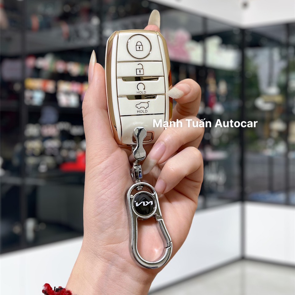 Ốp khóa KiA - SELTOS - SONET chất liệu TPU mềm bảo vệ tuyệt đối