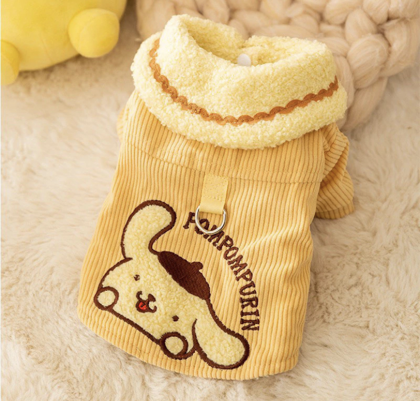 Áo nhung pompompuri cho thú cưng