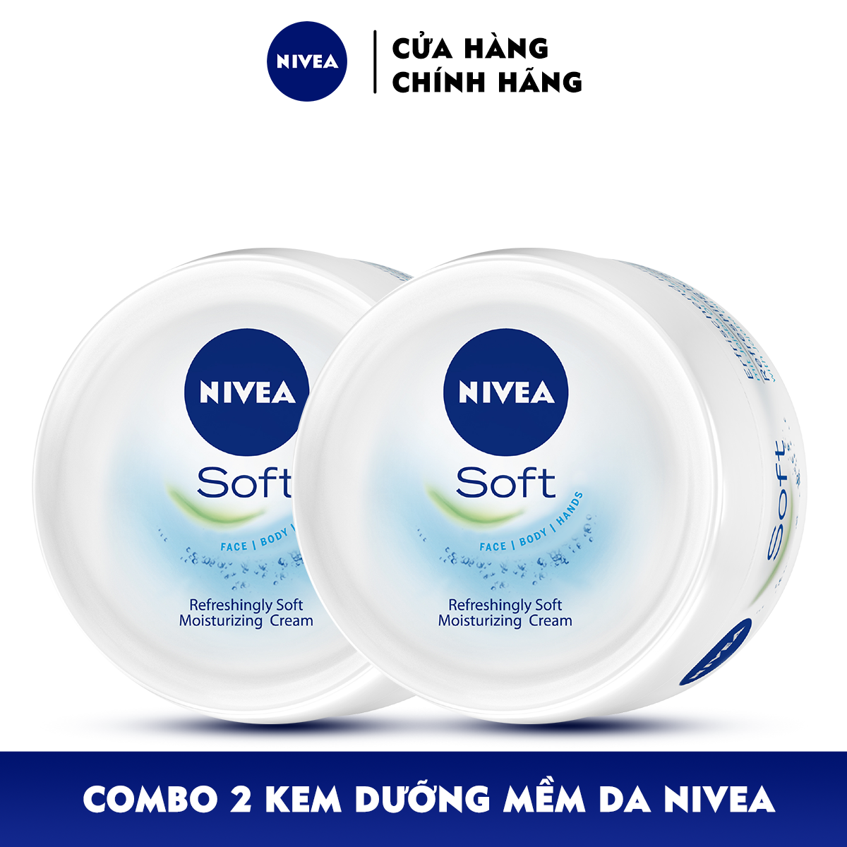 Combo 2 Kem Dưỡng Mềm Da Nivea 89054 (50ml)