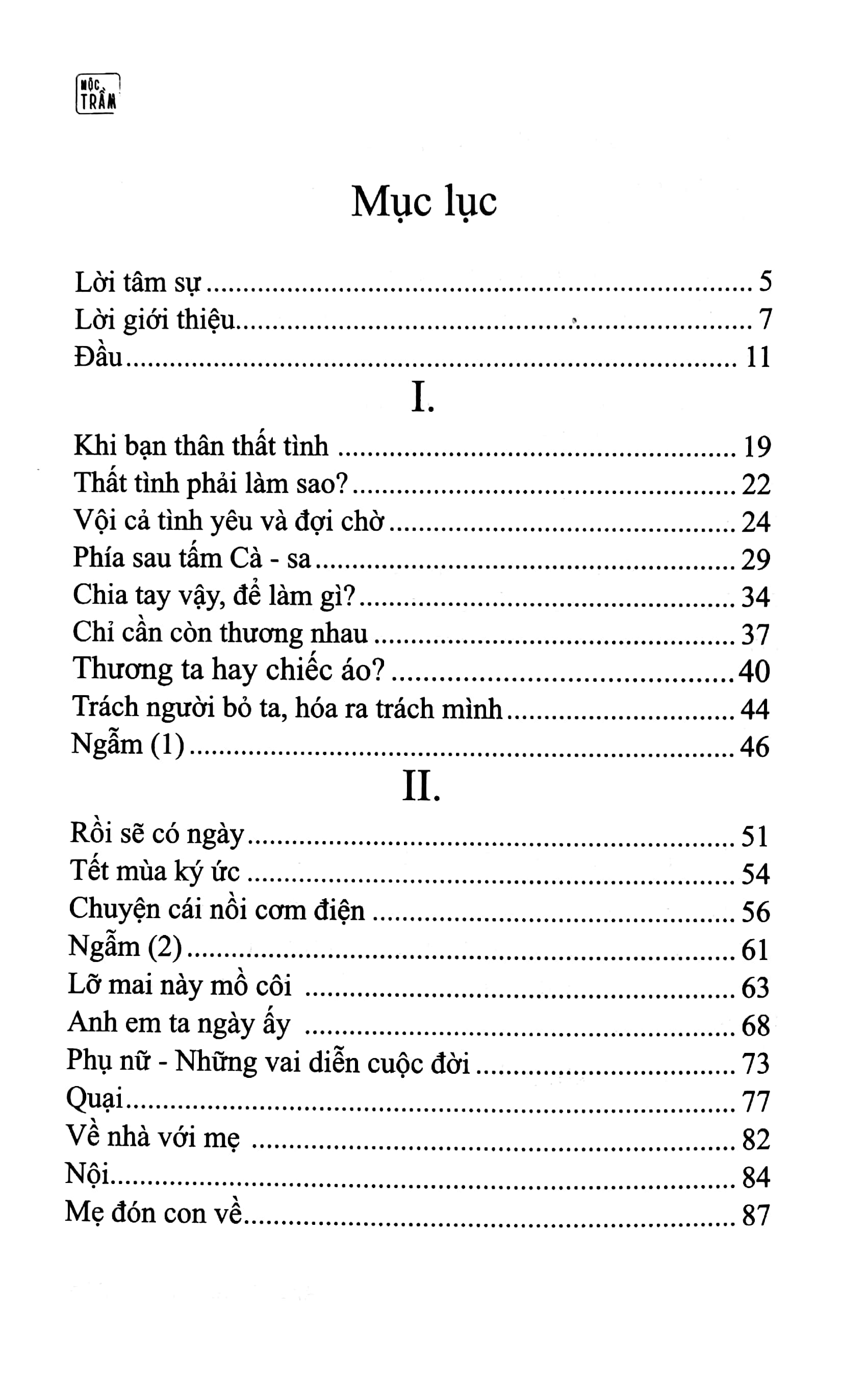 Lén nhặt chuyện đời - Mộc Trầm