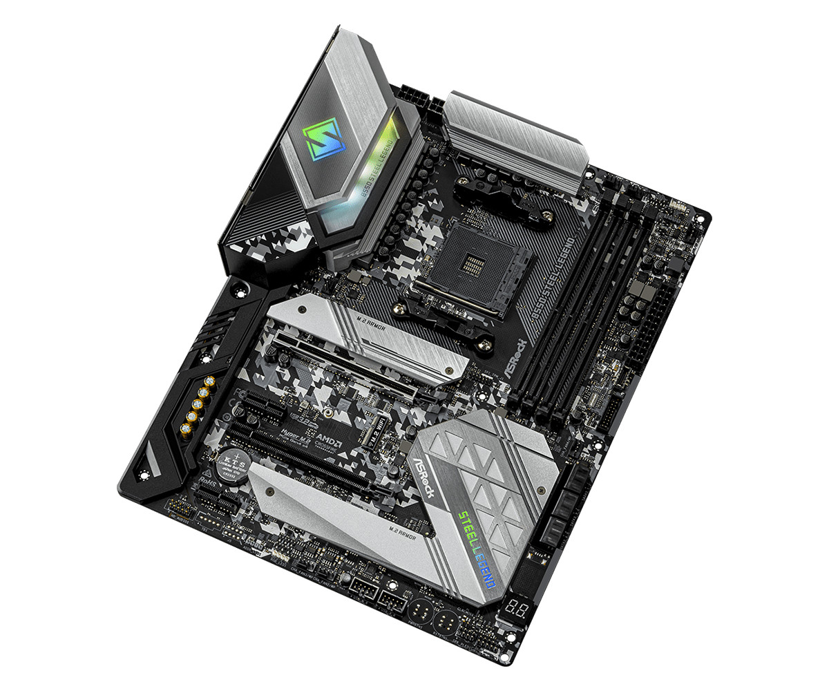 Bo mạch chủ Mainboard ASRock B550 Steel Legend Supports 3rd Gen AMD AM4 Ryzen - Hàng Chính Hãng